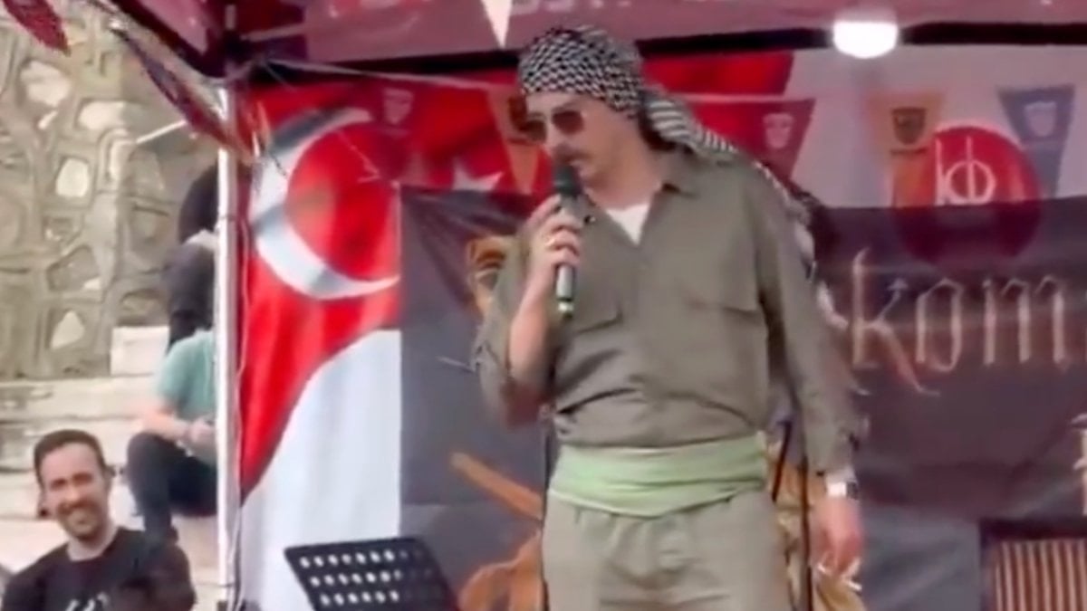 Ankara'da 'Turkomania Fest'te tartışmalı kostüm