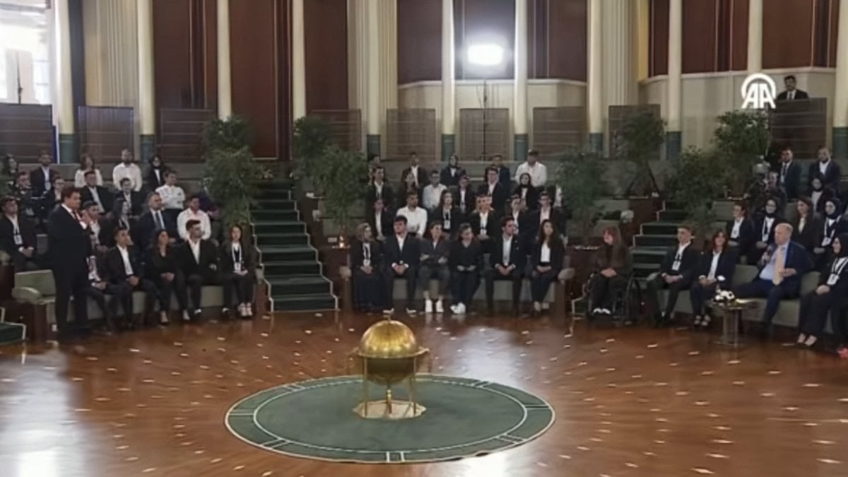 Cumhurbaşkanı Erdoğan ve Rıza Kayaalp arasında samimi diyalog: Hedef olimpiyat şampiyonluğu