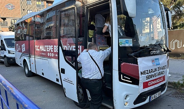 Maltepe'de bayramda mezarlıklara ücretsiz ring seferleri başladı