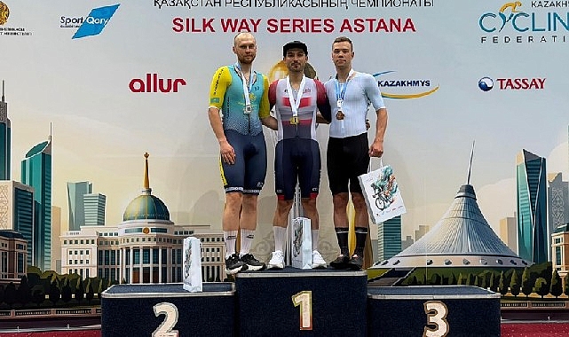 Milli bisikletçilerimizden Astana'da pist bisikleti yarışlarında altın ve gümüş madalya gururu