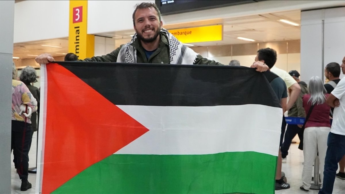 Sumud Filosu'nun organizatörlerinden Thiago: Trump ve Netanyahu Lahey'de hesap verecek