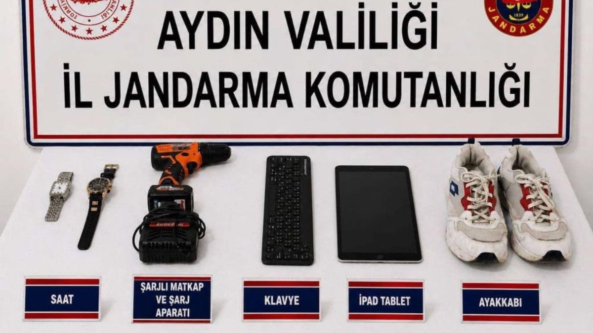 Aydın'da komşu hırsızlığı: Evden çalınan eşyalar kamerayla ortaya çıktı
