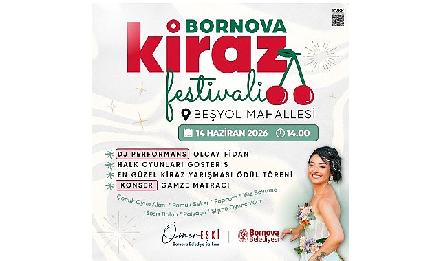 Bornova'da Kiraz Festivali Coşkusu Beşyol'u Saracak