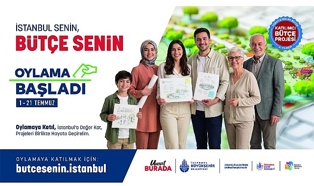 Bütçem İstanbul Oylamaları 1 Temmuz'da Başlıyor