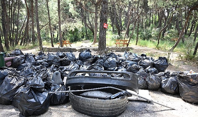 Çiftlik Park Mesire Alanı'nda Çevre İçin El Ele Verildi