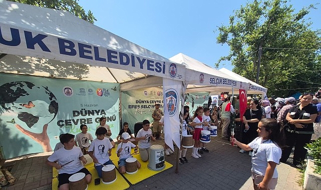 Efes Selçuk'ta Dünya Çevre Günü "Atığını Getir, Hediyeni Götür" Etkinliğiyle Kutlandı
