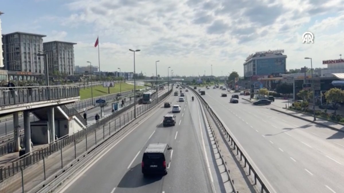 İstanbul'da arife günü yollar boş kaldı