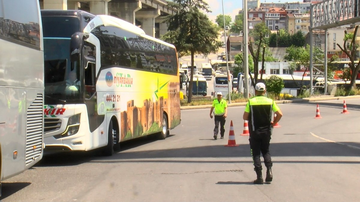 İstanbul'da bayram öncesi trafik denetimleri sürüyor