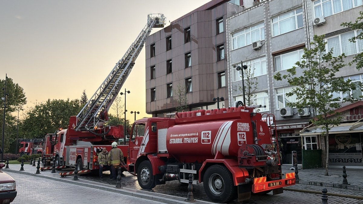 İstanbul'da otelde çıkan yangında bir kişi hayatını kaybetti