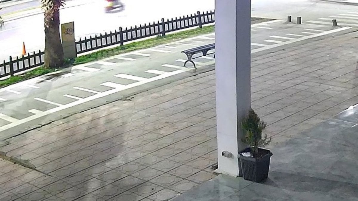 Kahramanmaraş'ta nişanlı çiftin hayatını kaybettiği kaza kamerada