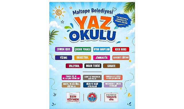 Maltepe Belediyesi'nin 'Yaz Okulu' Kayıtları Başladı