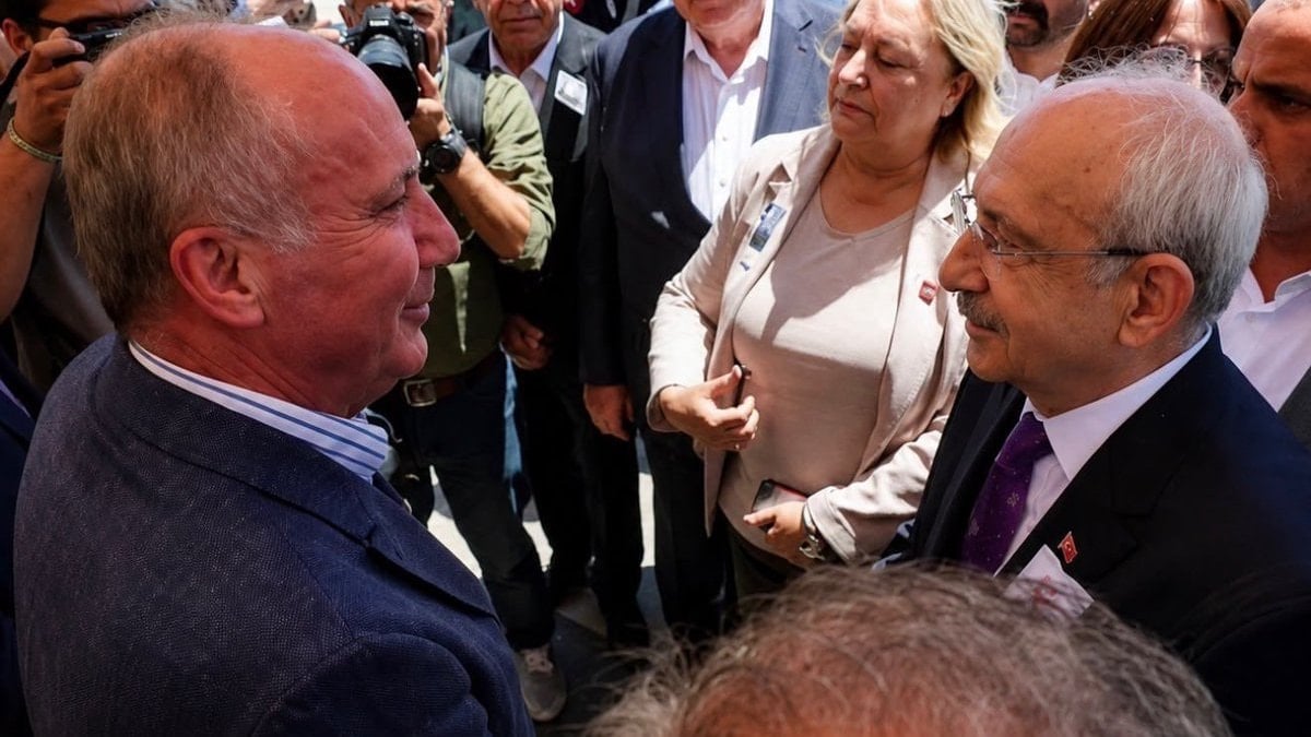Muharrem İnce ve Kemal Kılıçdaroğlu, cenazede bir araya geldi