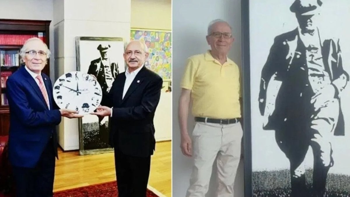 Ressam Hamza Saykan, CHP'ye verdiği Atatürk tablolarını geri aldı