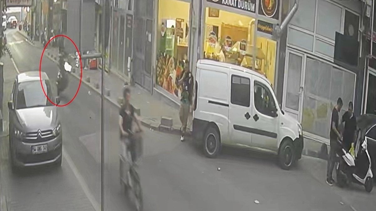 Tekirdağ'da ön teker şovu kazayla bitti: Yaya ezilmekten son anda kurtuldu