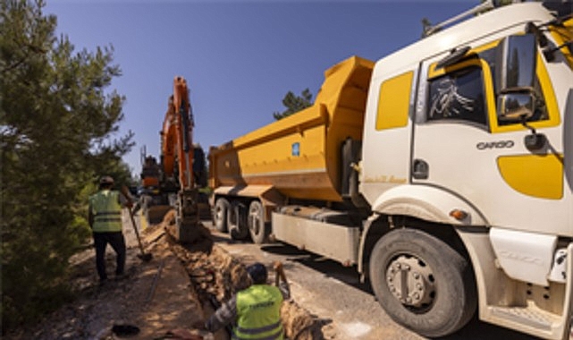 Urla'ya 40 kilometrelik içme suyu hattı
