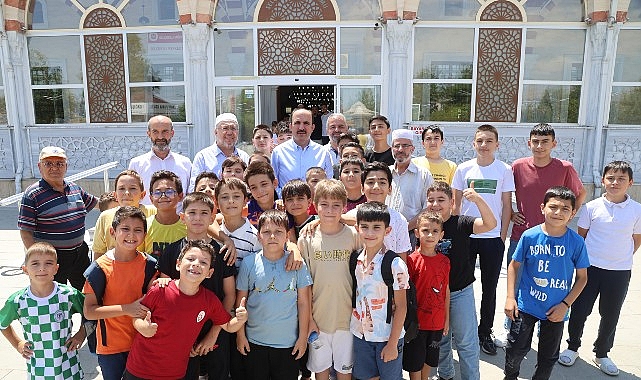 Başkan Altay Yaz Kur'an Kursu Öğrencileriyle Bir Araya Geldi