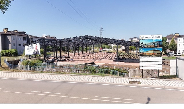 Kartepe'de Kapalı Pazar Alanlarına Bir Yenisi Daha Ekleniyor