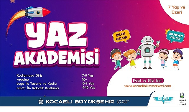 Kocaeli Bilim Merkezi'nde bilim dolu bir yaz