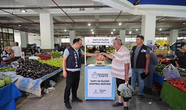 Konak'ın pazar yerlerinde güvenli alışveriş