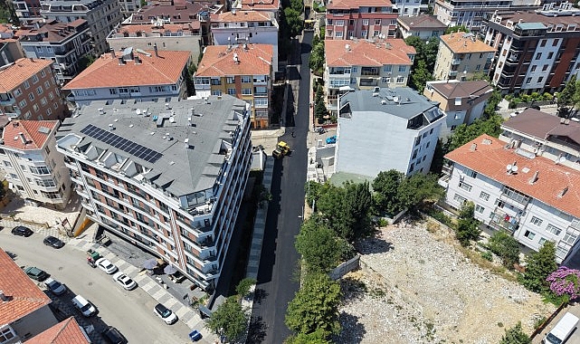 Maltepe'de Asfalt Seferberliği Sürüyor