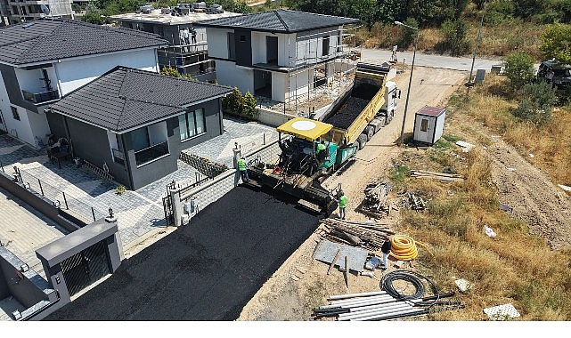 Nilüfer'de asfalt çalışmaları hız kazandı