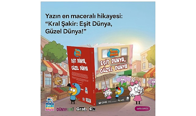 QNB Türkiye ve Kral Şakir'den Çocuklara Karne Hediyesi