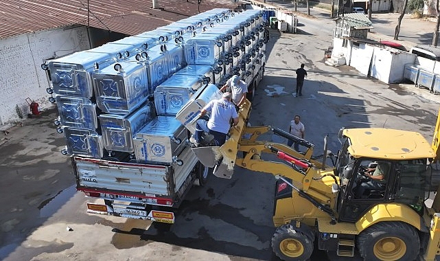 Temiz Manisa İçin Büyükşehir'den 17 İlçeye Konteyner Desteği