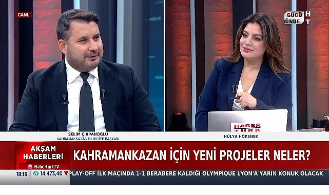 Başkan Çırpanoğlu canlı yayında açıkladı: "Kahramankazan'ı geleceğe taşıyacak özgül ağırlığı yüksek bir vizyon sergiliyoruz."