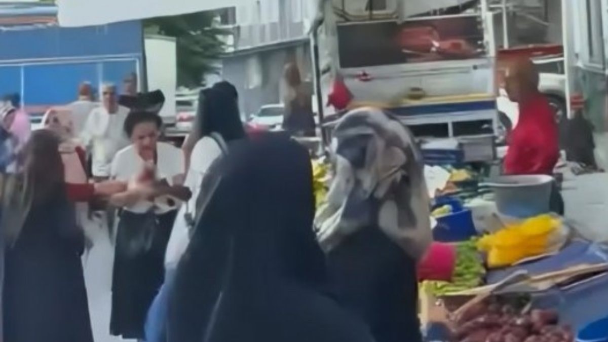 İstanbul'da kadın müşteriye kalasla saldıran pazarcı tutuklandı