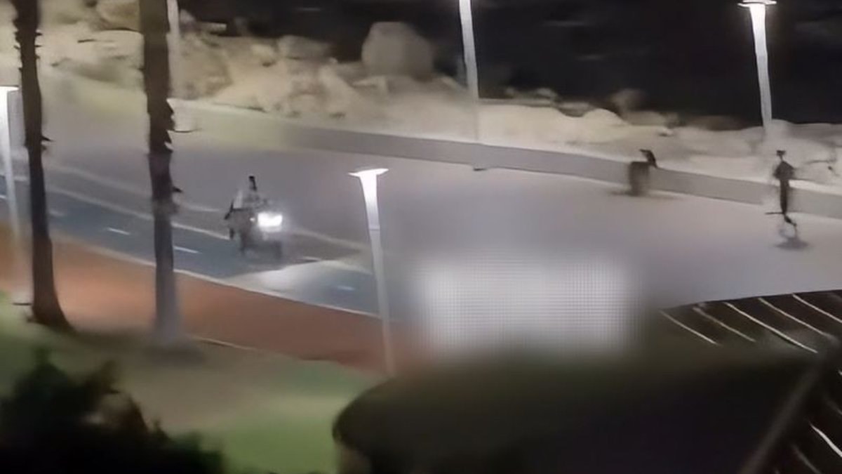 Mersin'de bisiklet yolunda motosiklet kullanan aday sürücünün ehliyeti iptal edildi
